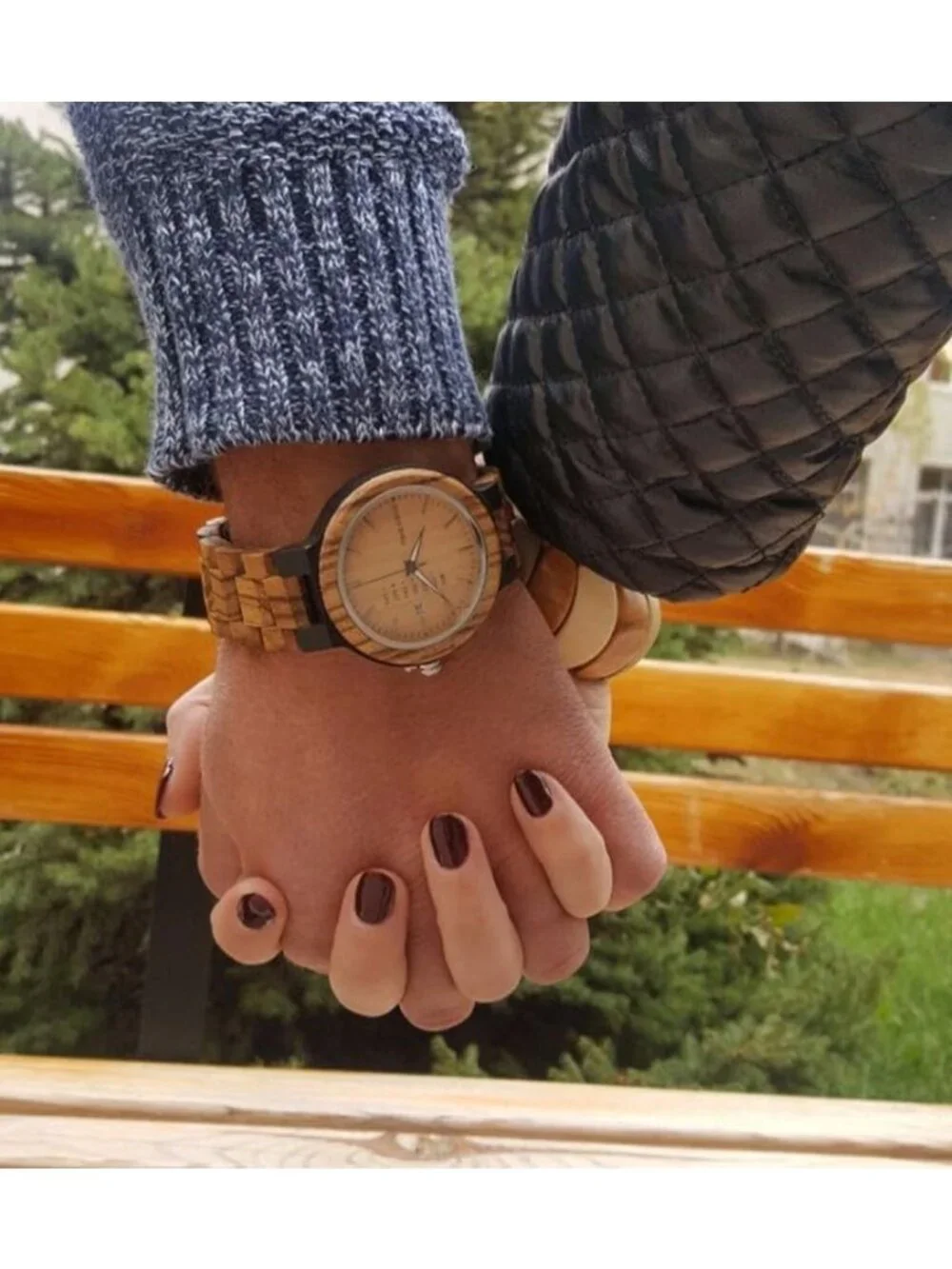 Stylish Multi-Functional Zebra Wooden Quartz Watch for Men - Lightweight